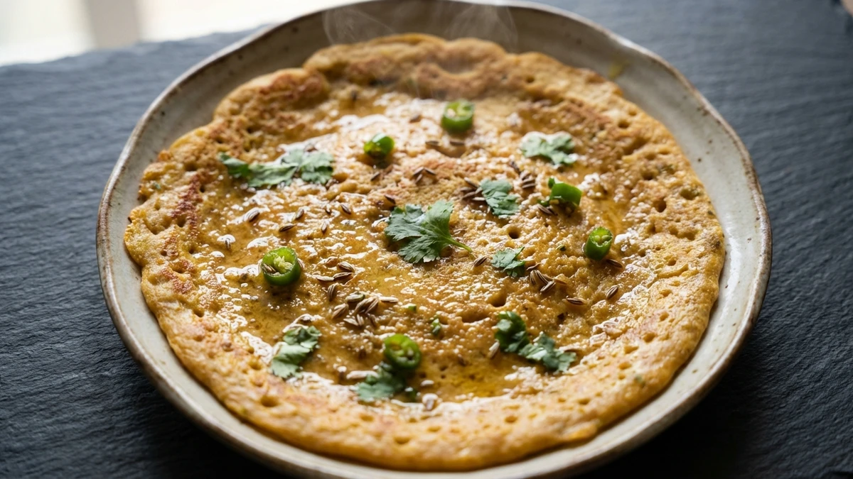 सिर्फ 10 मिनट में घर पर बनाएं होटल जैसा जालीदार बेसन चीला