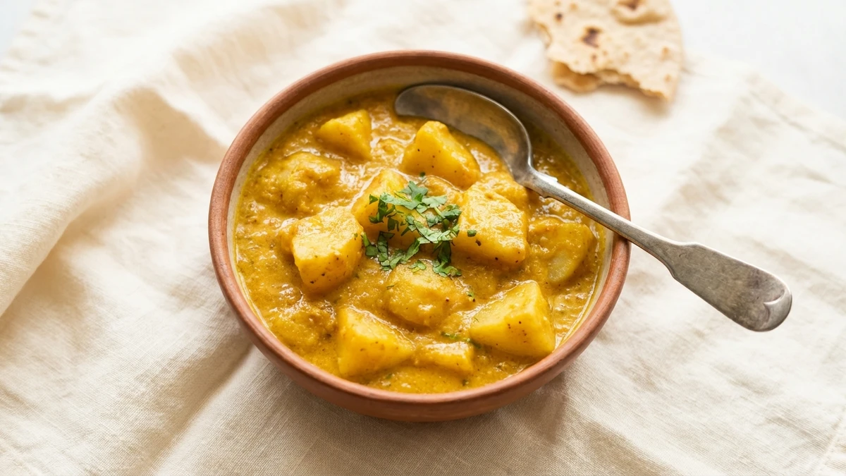 ढाबे वाले भी पूछेंगे ये राज़, ऐसी चटपटी दही आलू की सब्ज़ी!