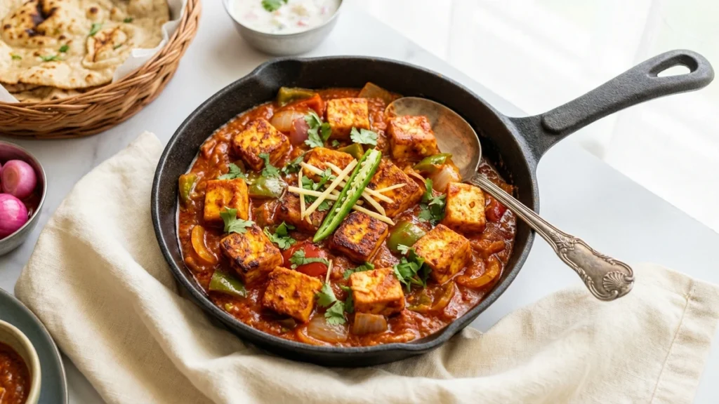 authentic dhaba style tawa paneer masala