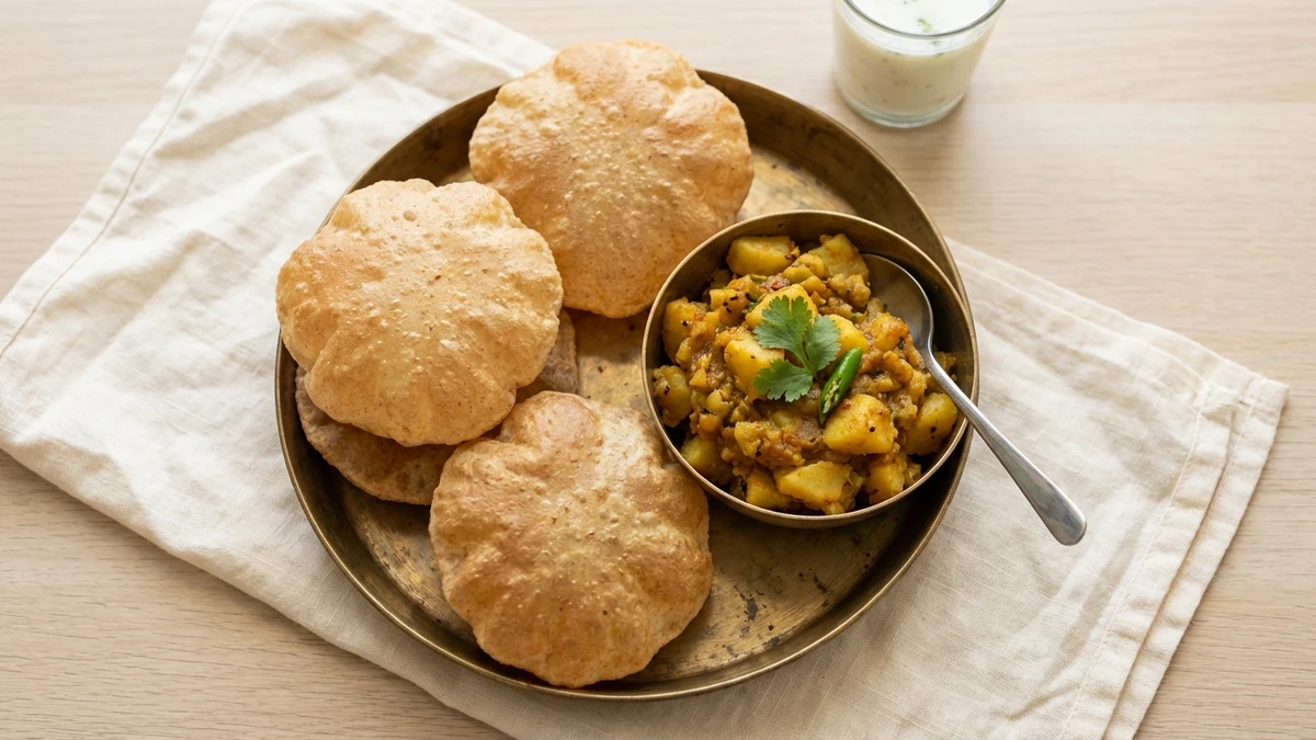 हलवाई जैसी फूली-फूली आलू पूरी का गुप्त राज़, बस एक खास चीज मिलाएं!