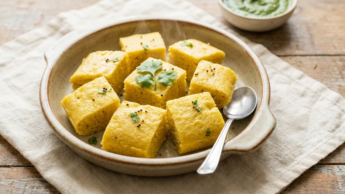 बिना बेसन 10 मिनट में घर पर बनाएं बाजार जैसा रुई से भी नरम मूंग दाल ढोकला!