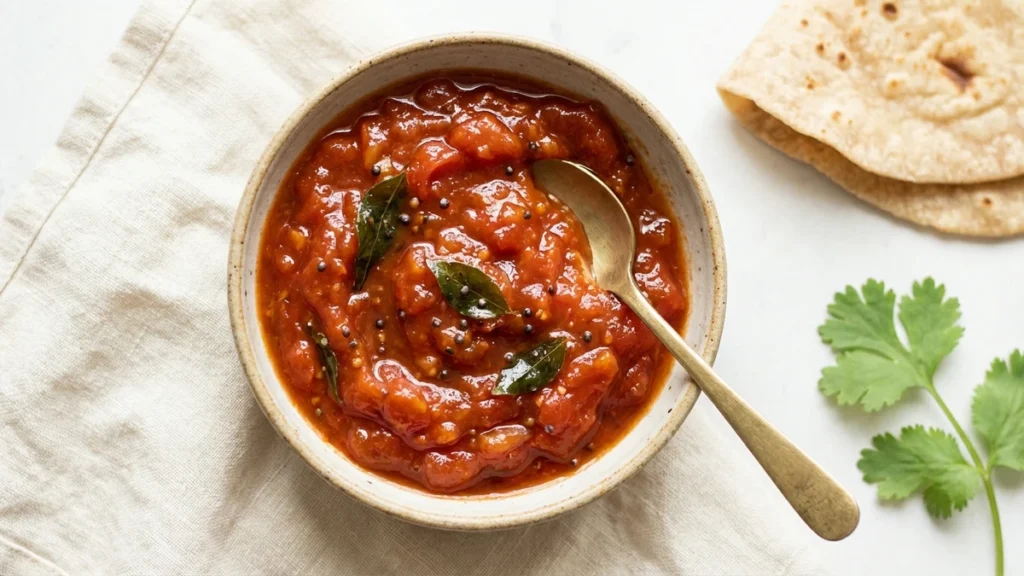 सिर्फ 10 मिनट में हलवाई जैसी लाल टमाटर की चटनी, उंगलियां चाटते रह जाएंगे