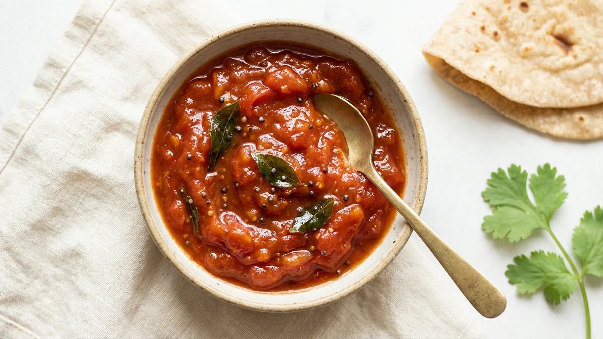 सिर्फ 10 मिनट में हलवाई जैसी लाल टमाटर की चटनी, उंगलियां चाटते रह जाएंगे